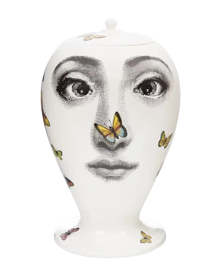 Jarrones Para Elevar El Diseño De Tus Espacios Fornasetti Vaso Farfalle
