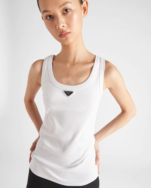 Tank Top blanca de Prada