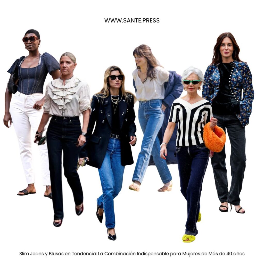 Slim Jeans y Blusas - Slim jeans and blouses