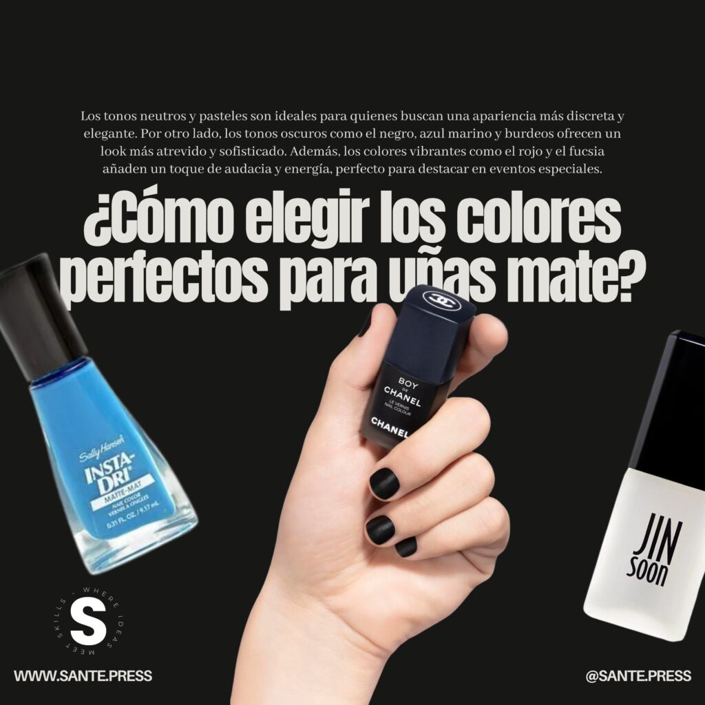 Manicuras de uñas mate - Matte nail manicures