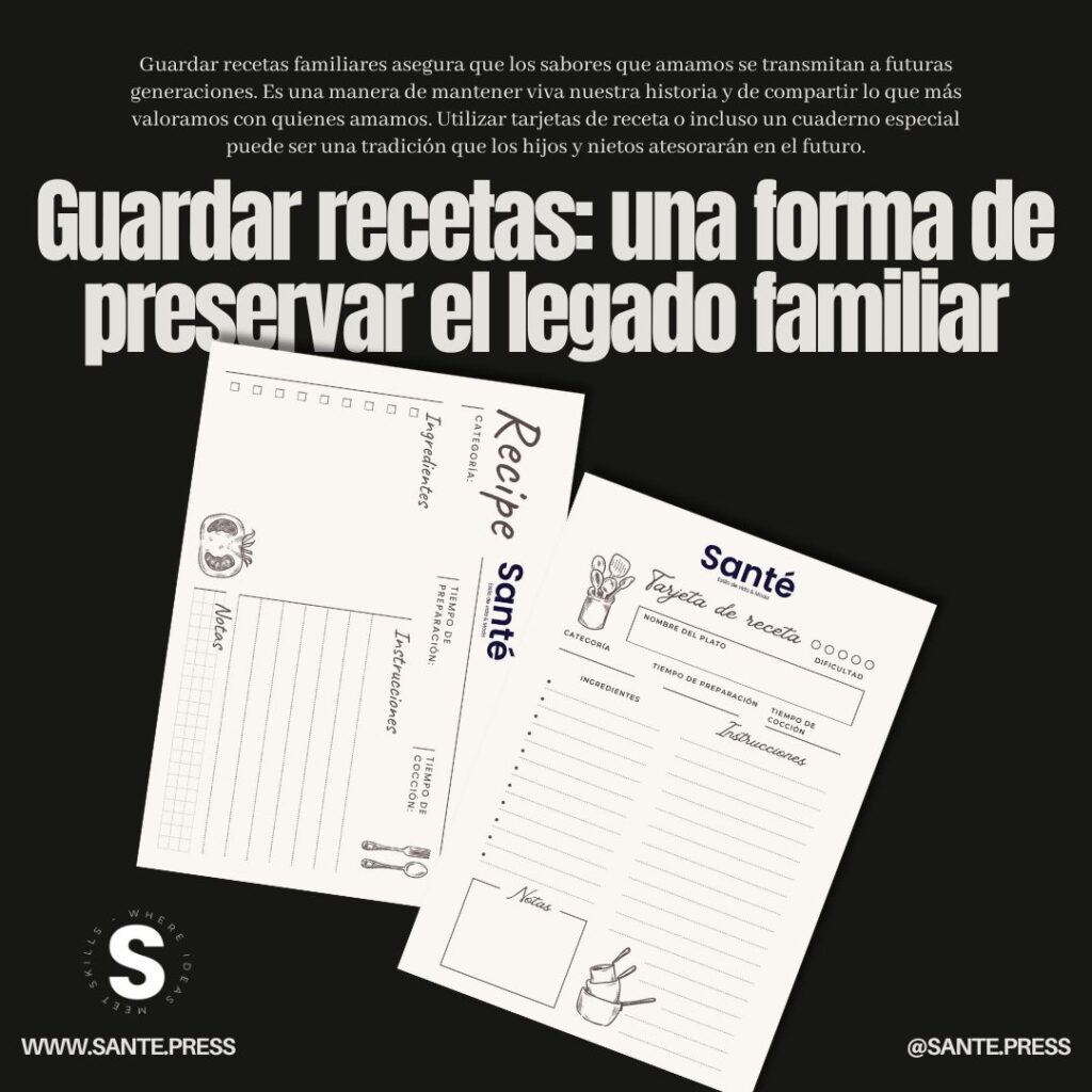 Cocinar en familia y guardar recetas - Cooking as a family and saving recipes