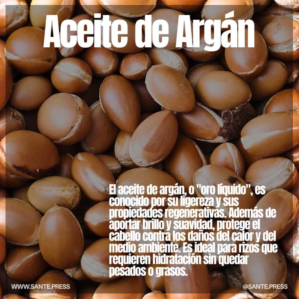 Aceites naturales para el cabello rizado - Natural oils for curly hair