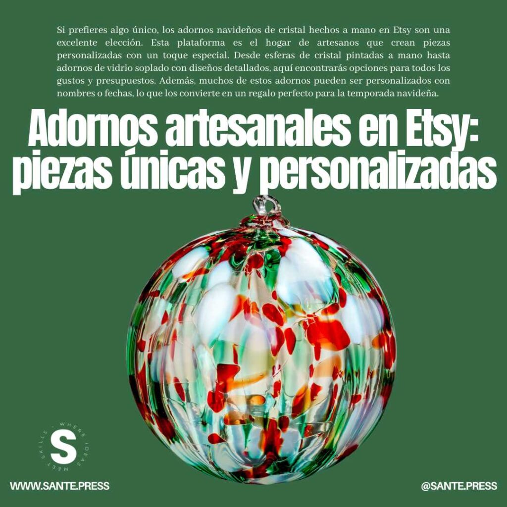 Adornos navideños de cristal - Crystal Christmas ornaments