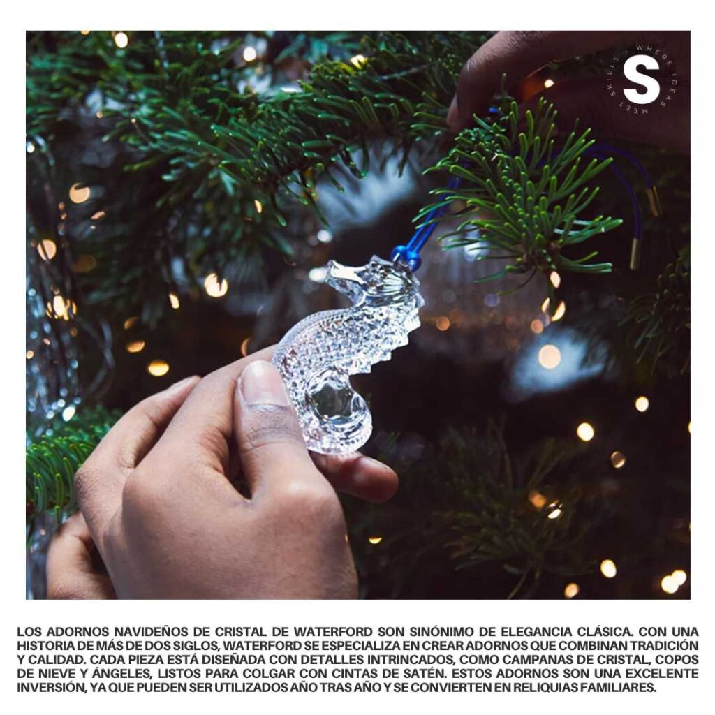 Adornos navideños de cristal - Crystal Christmas ornaments