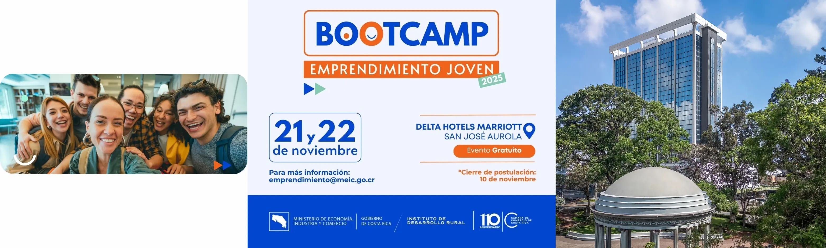 Bootcamp de Emprendimiento MEIC–INDER impulsa a jóvenes innovadores costarricenses