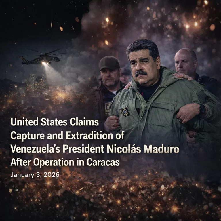 EEUU afirma haber capturado y extraditado a Nicolas Maduro