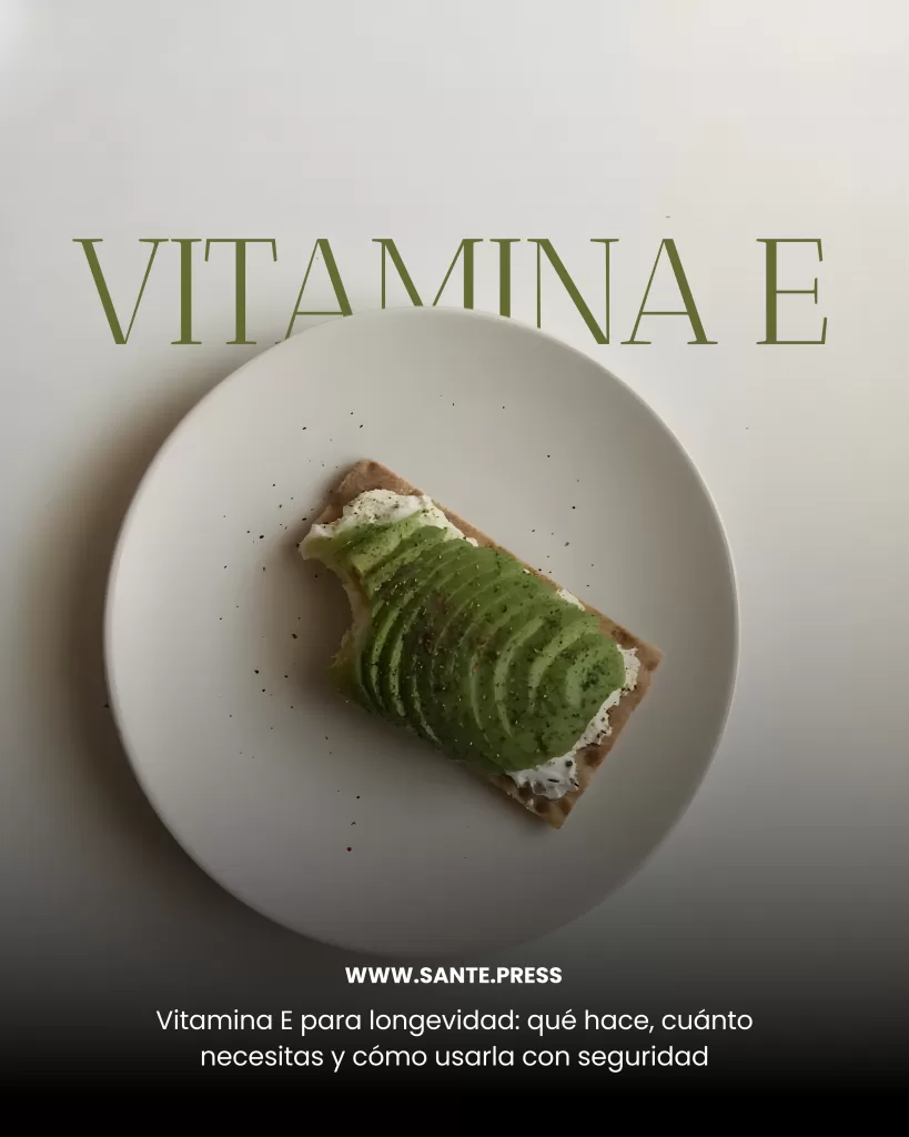 Tostada con aguacate sobre plato blanco en fondo minimalista