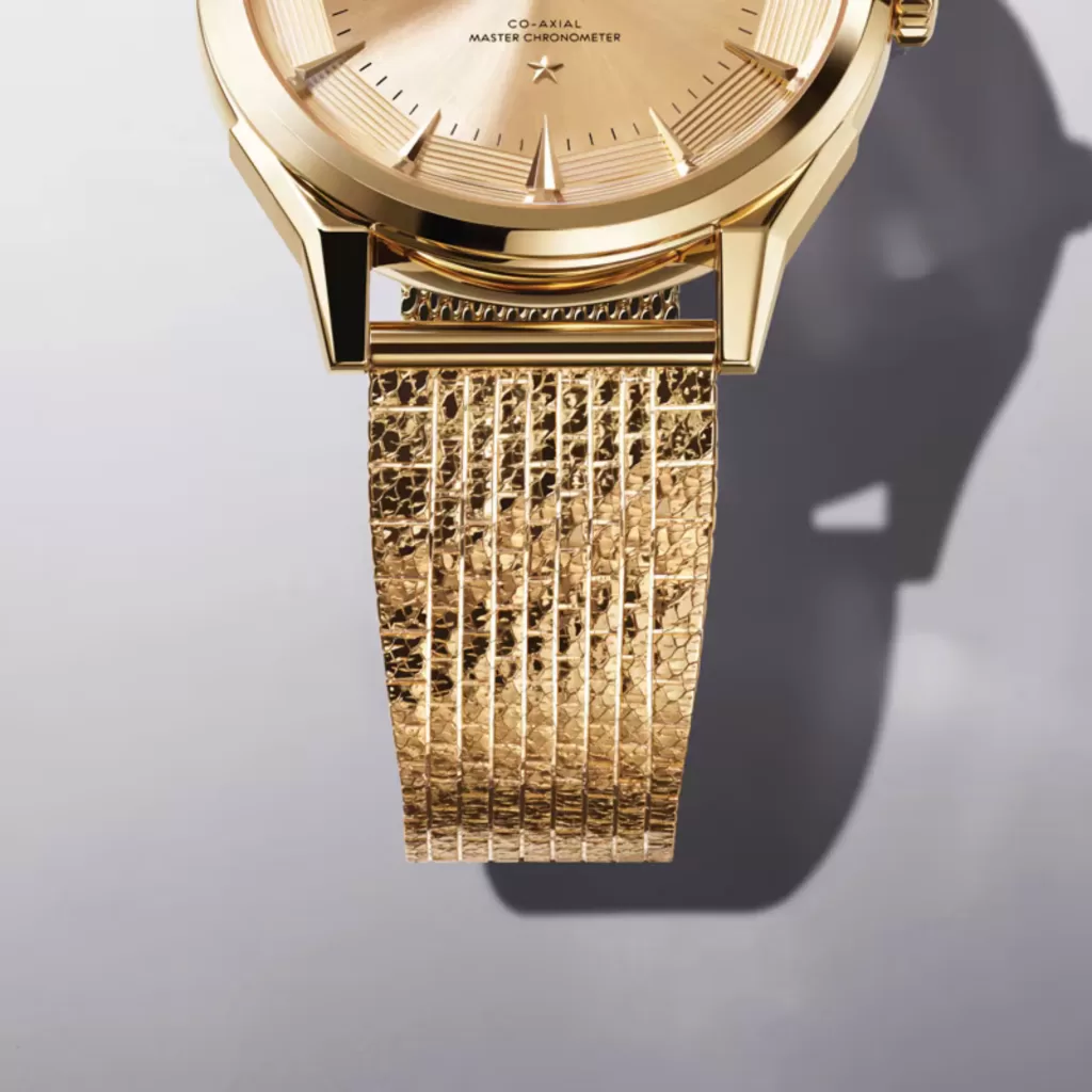 BRAZALETE DE MALLA EN ORO MOONSHINE