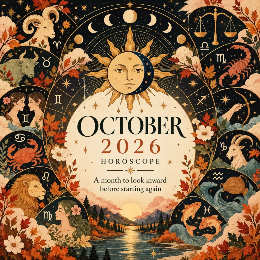October 2026 horoscope - October 2026 Horoscope: A Month to Look Inward Before Starting Over
