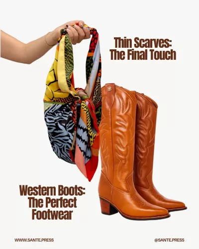 High-heeled cowboy boots embody boho chic style, offering comfort and rustic elegance for various outfits in 2025.