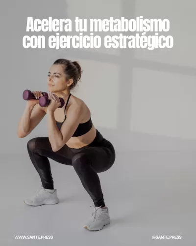Ejercicio estratégico y entrenamiento con pesas son clave para perder peso y potenciar la quema de grasa de manera saludable.