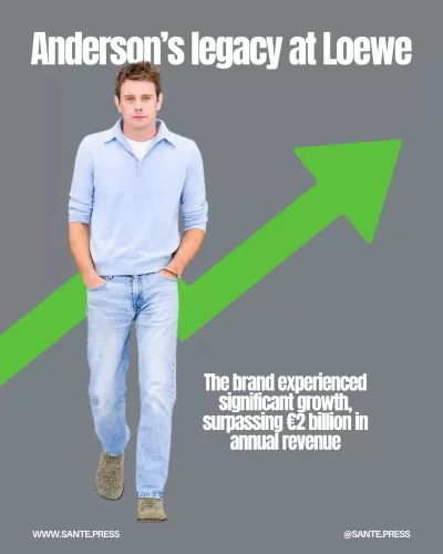 Jonathan Anderson transformed Loewe into a contemporary brand while maintaining its artisanal essence since 2013, achieving significant growth.
