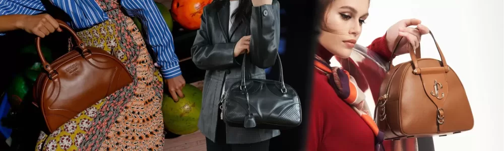Bolsos tipo bowling el regreso Y2K que conquista el 2025