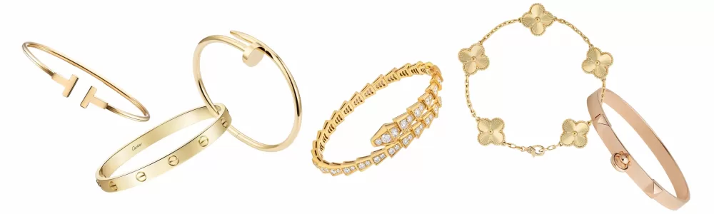 Brazaletes icónicos de lujo diseño, historia y elegancia atemporal