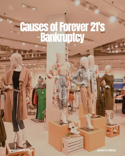 Forever 21's bankruptcy stems from rising inventory costs, competition from e-commerce giants, and failure to adapt to consumer habits.