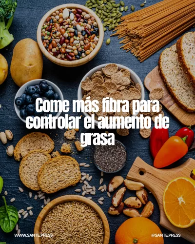 La fibra soluble ayuda a controlar la grasa, estabiliza el azúcar en sangre y promueve la saciedad, evitando el exceso de comida.