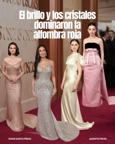 Las estrellas de los Oscar 2025 deslumbraron con vestidos brillantes y elegantes, destacando la sofisticación y el lujo en la alfombra roja.