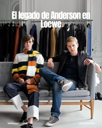 Jonathan Anderson transformó Loewe en un referente del lujo conceptual, dejando su cargo en marzo de 2025.