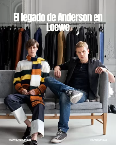 Jonathan Anderson transformó Loewe en un referente del lujo conceptual, dejando su cargo en marzo de 2025.