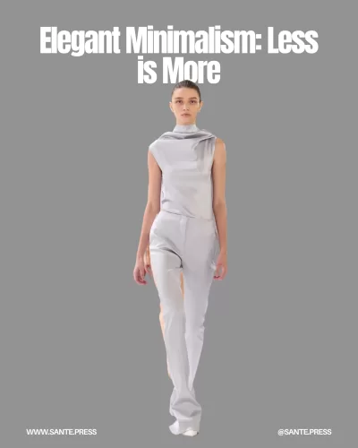 Minimalist flared pants from Sportmax's Spring-Summer 2025 collection, featuring clean cuts and solid colors for elegant versatility.