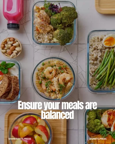 Balanced meals with proteins, carbs, healthy fats, and fiber are essential for healthy weight loss and efficient metabolism.