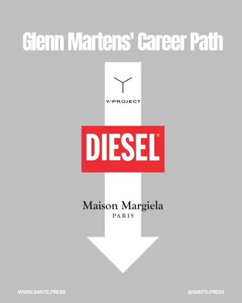 Belgian designer Martens, trained at the Royal Academy, revitalizes fashion at Diesel and now joins Maison Margiela.