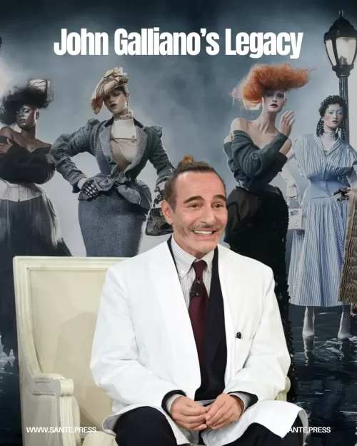 Galliano led Maison Margiela from 2014 to 2024, transforming the brand with his theatrical style and leaving a lasting impact.