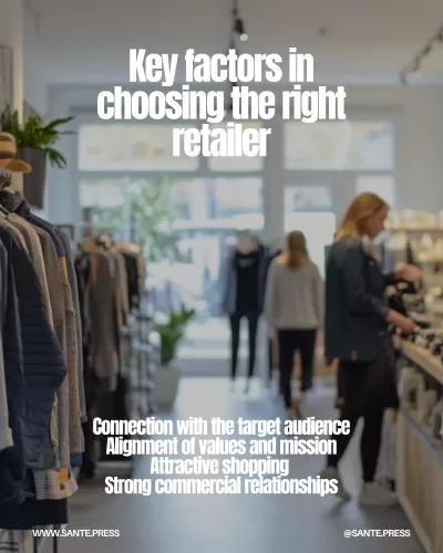 Target audience connection is vital; choose retailers aligned with brand values for effective product reach and customer engagement.