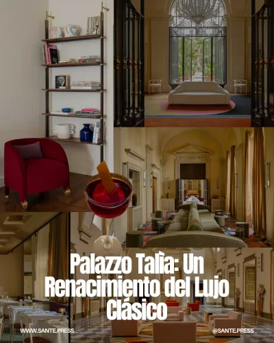 Palacio del siglo XVI restaurado, combina arquitectura renacentista y lujo moderno en un ambiente exclusivo y sofisticado.