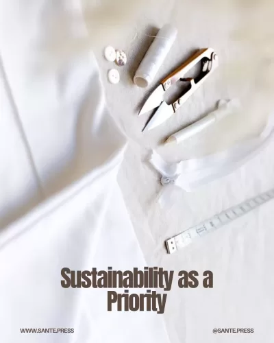 Image of clothing repair, emphasizing sustainability and creativity in fashion, fostering brand loyalty and conscious consumption.