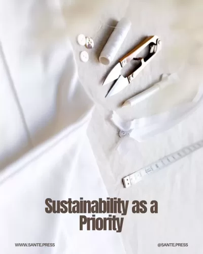Image of clothing repair, emphasizing sustainability and creativity in fashion, fostering brand loyalty and conscious consumption.