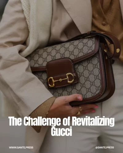 Gucci faces sales stagnation, prompting Kering to rethink strategy as Demna's arrival aims to balance heritage and modernity.