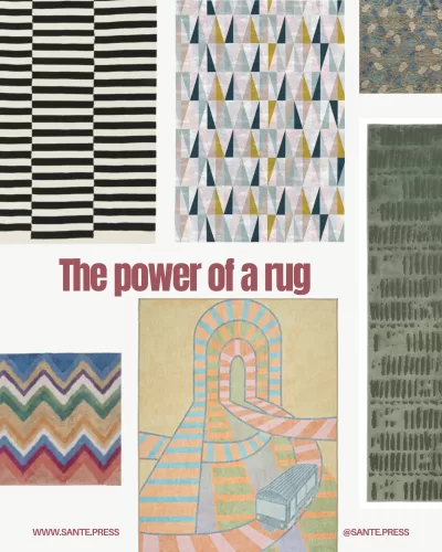 A cozy room transformed by a unique rug, showcasing color and texture, setting the tone for the entire decor.