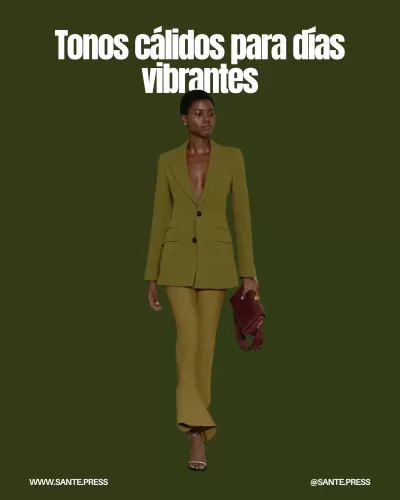 Pantalones acampanados en tonos tierra como mostaza y verde oliva, ideales para oficina y salidas casuales, combinan elegancia y funcionalidad.