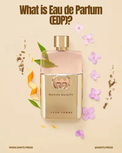 Eau de Parfum features 15-20% essential oils, offering a long-lasting, intense fragrance ideal for special occasions.