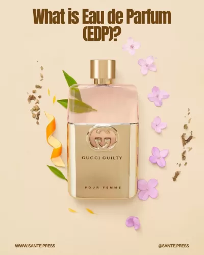 Eau de Parfum features 15-20% essential oils, offering a long-lasting, intense fragrance ideal for special occasions.
