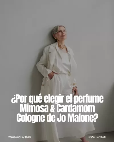 Perfume Mimosa & Cardamom de Jo Malone: una fragancia única con notas especiadas y florales, ideal para un estilo sofisticado.